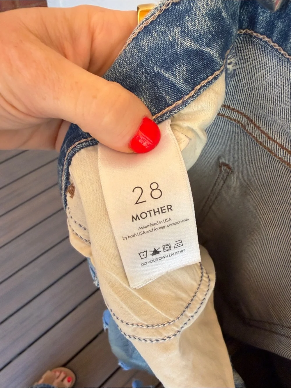 MOTHER Roller Hustler Tropic Like It’s Hot, sz 28